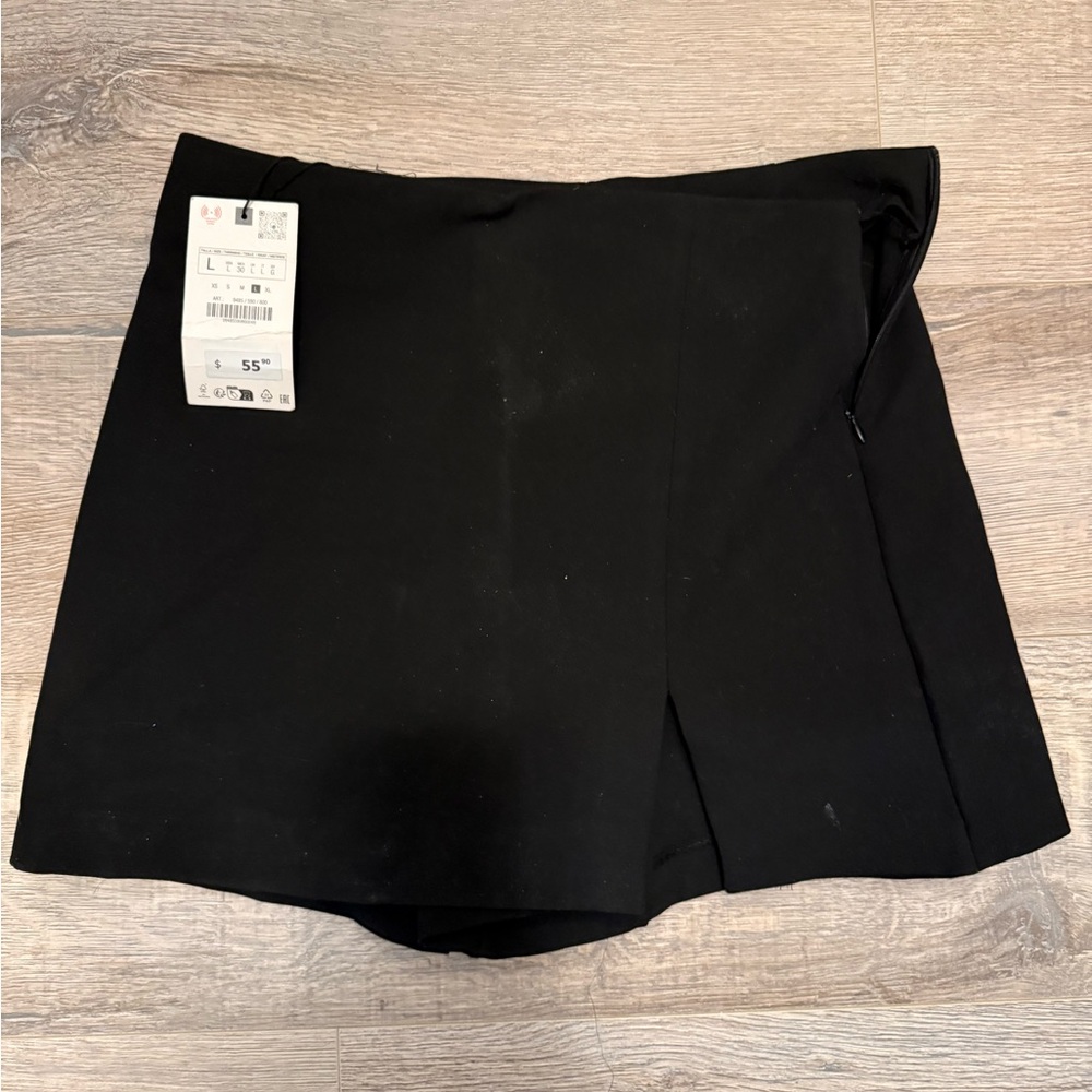 Zara Black Skort